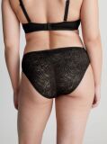 Negru Chiloti Stil Bikini - Sheer Marquisette  Femei