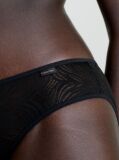 Negru Chiloti Stil Bikini - Sheer Marquisette  Femei