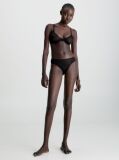 Negru Chiloti Stil Bikini - Sheer Marquisette  Femei