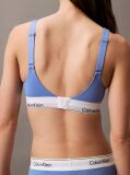 Albastru Bralette Cu Efect Lift - Icon Cotton Modal  Femei