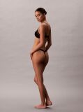 Negru Tanga - Sensual Stretch Din Dantela  Femei