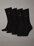 Negru Set Cadou 4 Perechi Sosete Clasice  Barbati