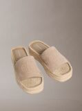 Bej Ebeth - Papuci Tip Espadrille Cu Platforma  Femei