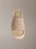 Bej Ebeth - Papuci Tip Espadrille Cu Platforma  Femei