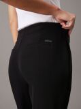 Negru Pantaloni Slim Din Crep Cu Tiv Despicat  Femei