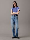 Denim Blugi Drepti Cu Talie Inalta  Femei