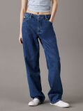 Denim Blugi Cu Croiala Lejera Anii 90  Femei