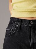 Negru Pantaloni Scurti Denim Stil Bermuda  Femei
