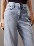 Denim Blugi Cu Talie Inalta Si Croiala Barrel  Femei