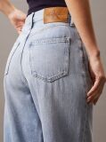 Denim Blugi Cu Talie Inalta Si Croiala Barrel  Femei
