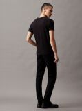 Black Slim Monogram Pocket T-Shirt  Men