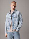 Denim Jacheta Denim Cu Silueta Relaxata  Barbati