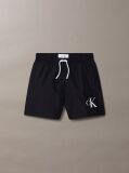 Negru Pantaloni Scurti De Baie Pentru Baieti - CK Monogram  Baieti