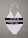 Alb Set Bikini Triunghi Pentru Fete - Intense Power  Fete
