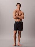 Negru Pantaloni Scurti De Baie Cu Elastic Dublu La Talie - Intense Power  Barbati