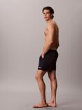 Negru Pantaloni Scurti De Baie Cu Elastic Dublu La Talie - Intense Power  Barbati