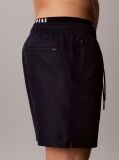 Negru Pantaloni Scurti De Baie Cu Elastic Dublu La Talie - Intense Power  Barbati