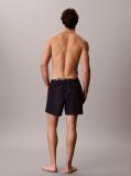 Negru Pantaloni Scurti De Baie Cu Elastic Dublu La Talie - Intense Power  Barbati
