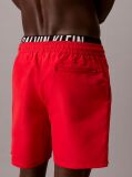 Rosu Pantaloni Scurti De Baie Cu Elastic Dublu La Talie - Intense Power  Barbati
