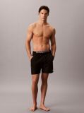 Negru Pantaloni Scurti De Baie Cu Elastic Dublu La Talie - Intense Power  Barbati
