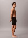 Negru Pantaloni Scurti De Baie Cu Elastic Dublu La Talie - Intense Power  Barbati
