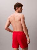 Rosu Pantaloni Scurti De Baie Medii Cu Snur - Intense Power  Barbati
