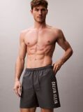 Gri Pantaloni Scurti De Baie Medii Cu Snur - Intense Power  Barbati