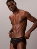 Black 3 Pack Briefs - Icon Cotton Stretch  Men