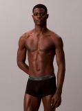 Negru Set 3 Boxeri Cu Talie Joasa – Icon Cotton Stretch  Barbati