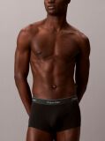 Negru Set 3 Boxeri Cu Talie Joasa – Icon Cotton Stretch  Barbati