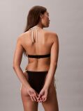 Negru Sutien De Baie Tip Triunghi Halter - CK Monogram  Femei