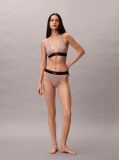 Roz Sutien Bralette Triunghi - Monograma Grafica Din Microfibra  Femei