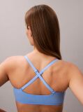 Albastru Bralette Tip Bandeau - Heritage Classic Cotton  Femei