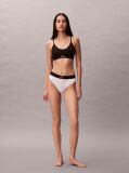 Negru Bralette Fara Captuseala – Monograma Grafica Din Microfibra Elastica  Femei