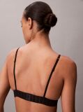 Negru Bralette Tip Triunghi Usor Captusit - Heritage Classic Cotton Stretch  Femei