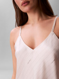 Alb Top De Pijama Tip Camisola Din Satin  Femei