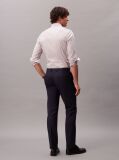 Red Slim Fit Micro Print Non Iron Shirt  Men