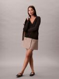Negru Cardigan Fine Gauge Din Viscoza  Femei