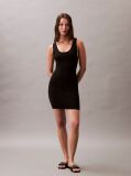 Negru Rochie Mini Cu Spate Decupat Incrucisat  Femei