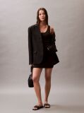 Negru Rochie Mini Cu Spate Decupat Incrucisat  Femei