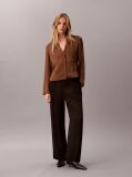 Maro Bluza Slim Fit Cu Dungi Texturate  Femei