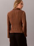 Maro Bluza Slim Fit Cu Dungi Texturate  Femei