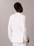 White Crepe Double Breasted Blazer  Women