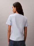 Albastru Tricou Cu Logo Monograma  Femei