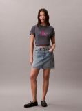 Gri Tricou Cu Logo Monograma  Femei