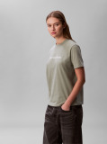 Verde Tricou Cu Maneca Scurta  Femei