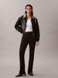 Negru Blugi Skinny Cu Talie Bootcut  Femei