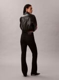 Negru Blugi Skinny Cu Talie Bootcut  Femei
