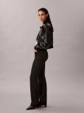 Negru Blugi Skinny Cu Talie Bootcut  Femei
