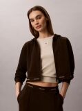 Maro Hanorac Cropped Cu Fermoar Si Tiv Elastic Cu Logo  Femei